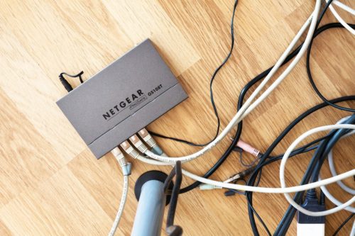 Netgear router with 4 connections